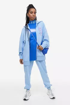 Джоггеры с принтом H&M, синий