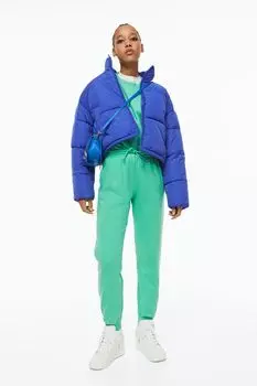 Джоггеры с высокой талией H&amp;M, мятно-зеленый