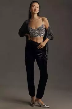 Джоггеры Sanctuary Fixer бархатные, черный