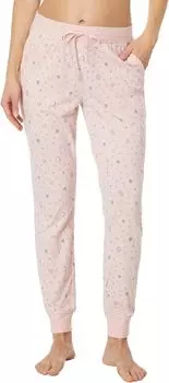 Джоггеры Snuggle Up Sleep с узором «Разбросанные сердечки» Life is Good, цвет Himalayan Pink