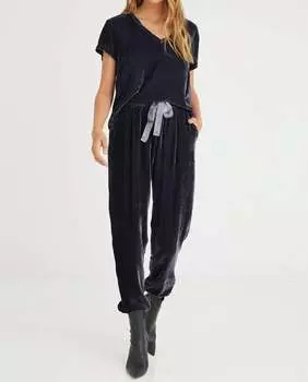 Джоггеры со складками спереди в цвете Dark Water Bella Dahl