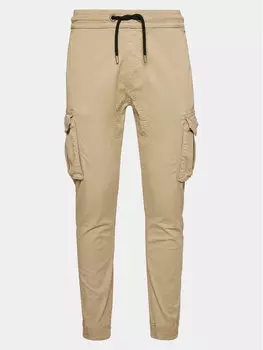 Джоггеры стандартной посадки Alpha Industries, бежевый