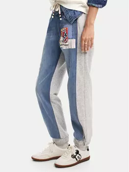 Джоггеры стандартной посадки Desigual, синий