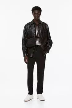 Джоггеры стандартной посадки H&amp;M, черный