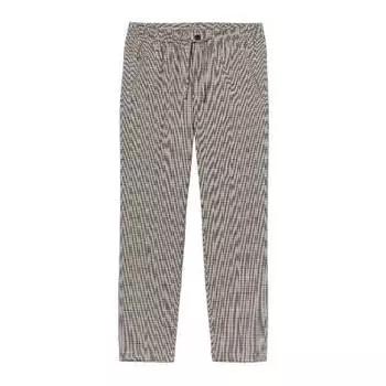 Джоггеры стандартной посадки H&amp;M Regular Fit Joggers, светло-бежевый/клетка