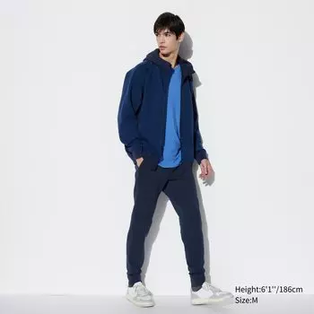 Джоггеры сухой стретч (длинные) UNIQLO, темно-синий