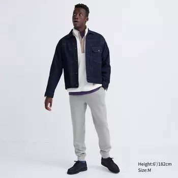 Джоггеры сухой стретч UNIQLO, светло-серый