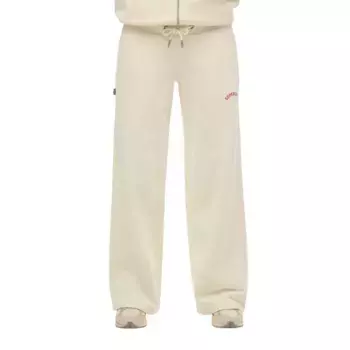 Джоггеры Superdry Essential Logo Wide Leg, бежевый