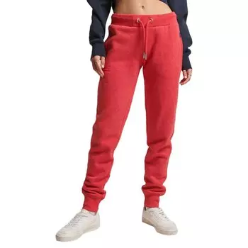 Джоггеры Superdry Organic Cotton Vintage Logo Embroidered, красный