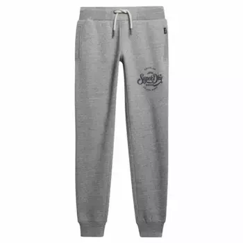 Джоггеры Superdry Premium Script Entry, серый