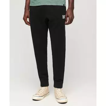 Джоггеры Superdry Sportswear Logo Tapered Joggers, черный