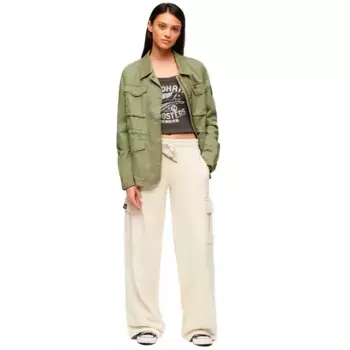 Джоггеры Superdry Vintage Wide, бежевый