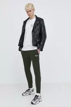 Джоггеры Superdry, зеленый