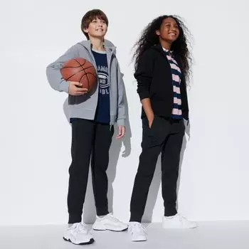 Джоггеры UNIQLO Dry стрейч, черный