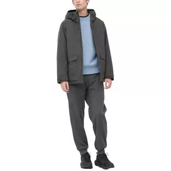 Джоггеры Uniqlo Heattech Pile Lined, темно-серый