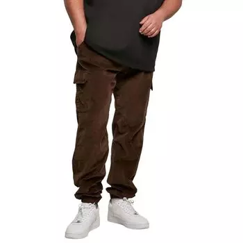 Джоггеры Urban Classics Corduroy Cargo Joggers, зеленый