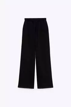 Джоггеры Zara Straight Fit, черный