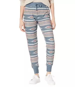 Джогггеры Rock and Roll Cowgirl, Heathered Aztec Print Jogger Pants 78-2351