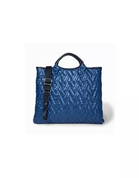 Джой Паффи - Borsa Tessuto/Pelle в 1 Roberta Gandolfi, синий