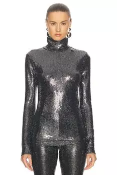 Джойела Топ Isabel Marant, цвет Black & Silver