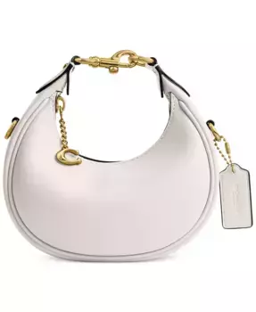 Джони Мини Кожаная Сумка COACH, белый