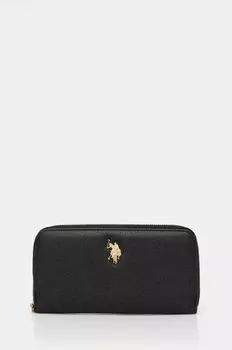 Джонс кошелек U.S. Polo Assn., черный