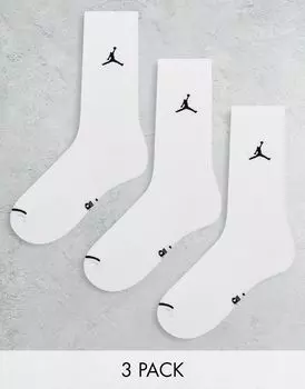 Джордан – Комплект из 3 пар белых носков Jordan