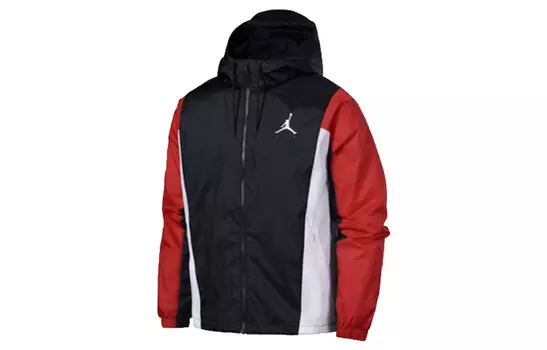 Джордан Мужская куртка Jordan, цвет Black/Red