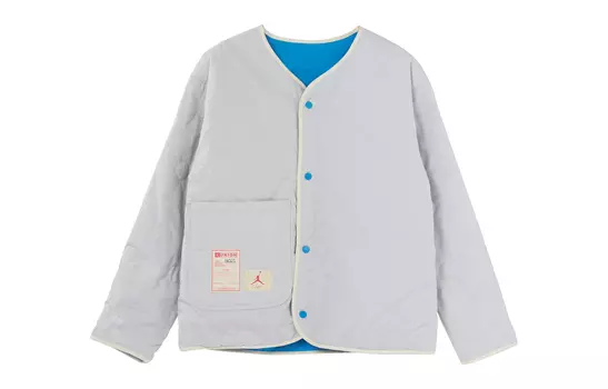Джордан Мужская куртка Jordan, цвет Blue/Gray