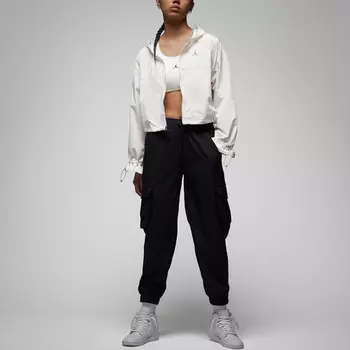 Джордан Женская куртка Jordan, цвет Phantom White Gray