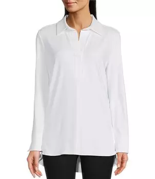 Джуд Конналли Туника с длинными рукавами и заостренным воротником Hadley Hadley Jude Connally, белый