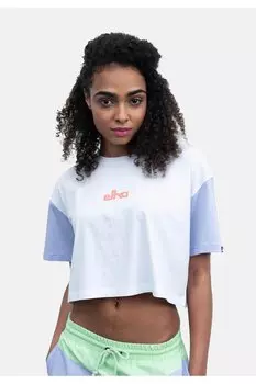 Джуди 6383 Хлопковая футболка с короткими рукавами Elho, белый