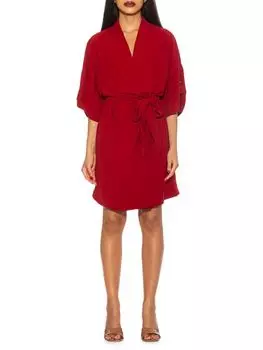 Джунское платье миди с запахом Alexia Admor, красный