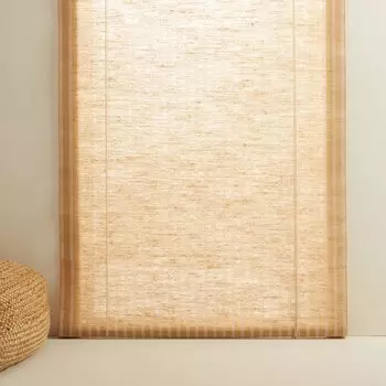Джутовые полупрозрачные рулонные шторы El Corte Ingls, естественный