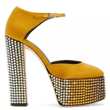 Джузеппе Занотти Бебе Страсс Giuseppe Zanotti, желтый