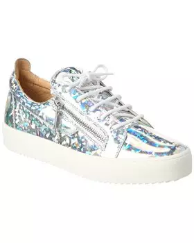 Джузеппе Занотти Кроссовки May London Giuseppe Zanotti, серебро