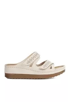 Ea12sk253 Тапочки женские бежевые Esem, бежевый