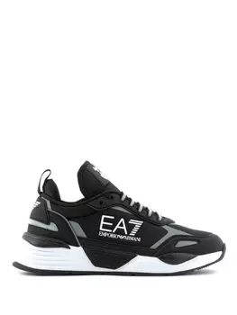 Ea7 Emporio Armani Ace Runner lace-up sneakers, черный