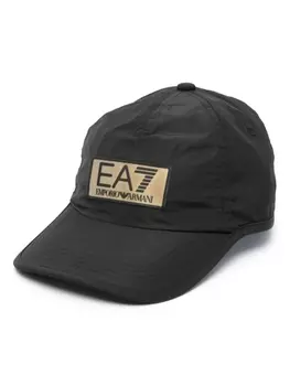 Ea7 Emporio Armani бейсболка с логотипом, черный