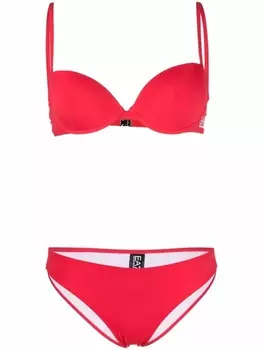 Ea7 Emporio Armani бикини с логотипом, красный