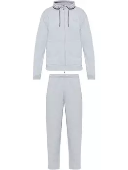 Ea7 Emporio Armani хлопковый спортивный костюм, серый