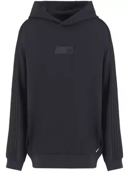 Ea7 Emporio Armani худи с логотипом, черный