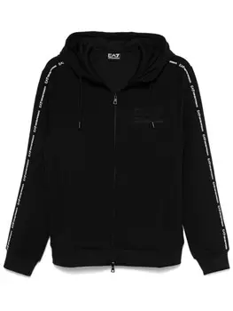Ea7 Emporio Armani худи с логотипом, черный