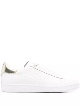 Ea7 Emporio Armani кеды со вставками, белый