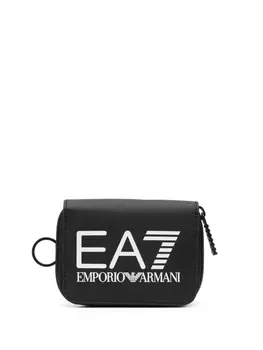 Ea7 Emporio Armani кошелек с логотипом, черный