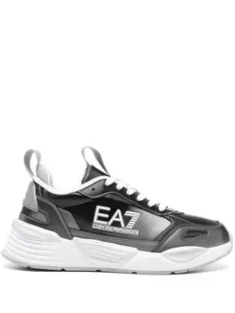 Ea7 Emporio Armani кроссовки Crusher Distance со вставками, серый