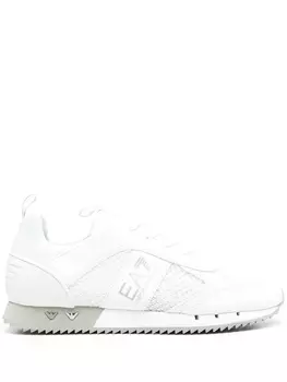 Кроссовки Ea7 Emporio Armani Logo, белый/серебристый