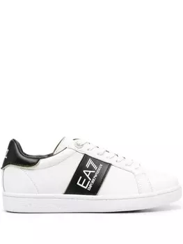 Ea7 Emporio Armani кроссовки с логотипом, белый