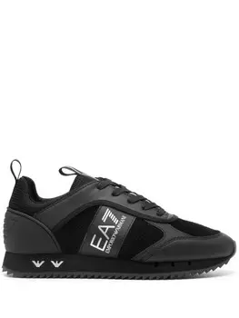Ea7 Emporio Armani кроссовки с логотипом, черный