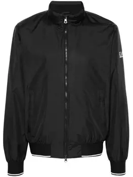 Ea7 Emporio Armani легкая куртка с логотипом, черный